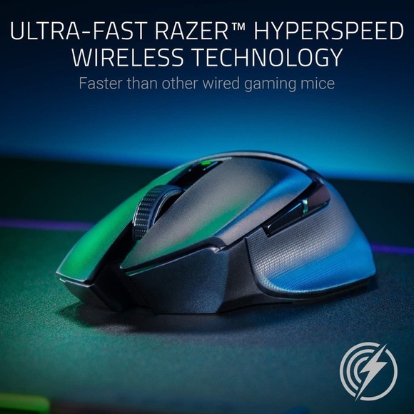 Razer Black Wireless Gaming Mouse (055) - Picture 2 of 7